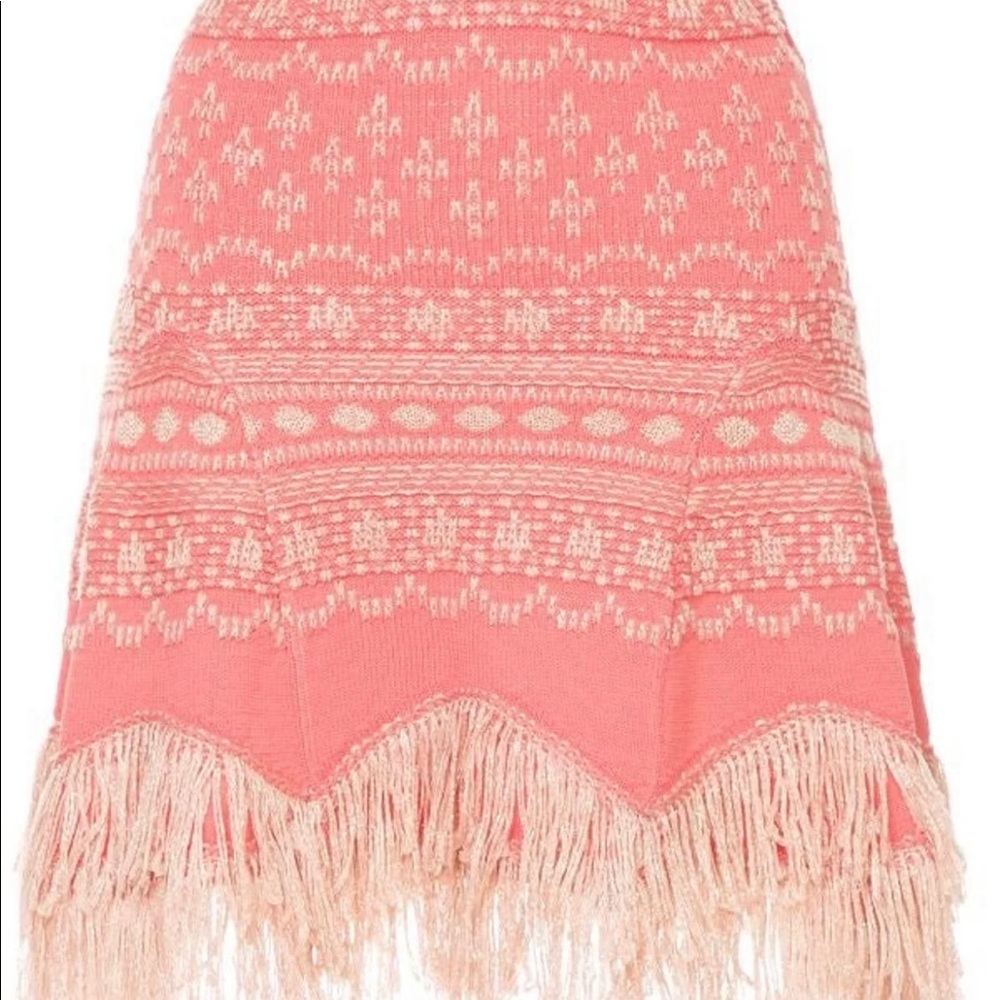 Alice McCall Pink & Gold Fringe Sweater Skirt Set 4 Barbie! - Picture 3 of 6